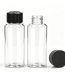 120ml clear PET diffuser refill bottle with 28/410 black CRC cap