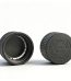 28mm black CRC cap with heat induction foil liner for PET bottles