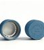 28mm blue CRC cap Pantone 5415 C with heat induction foil liner for PET bottles