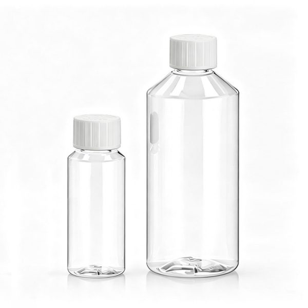 Compatible PET diffuser refill bottles for 28mm white CRC cap