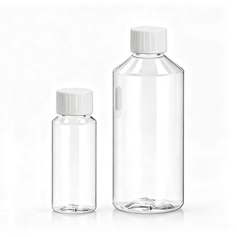 Compatible PET diffuser refill bottles for 28mm white CRC cap
