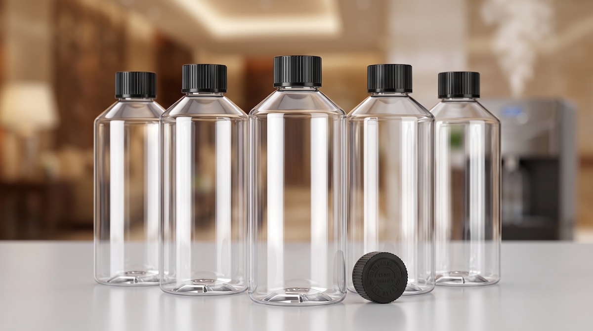 500ml heavy-wall PET diffuser refill bottles for commercial HVAC scenting systems