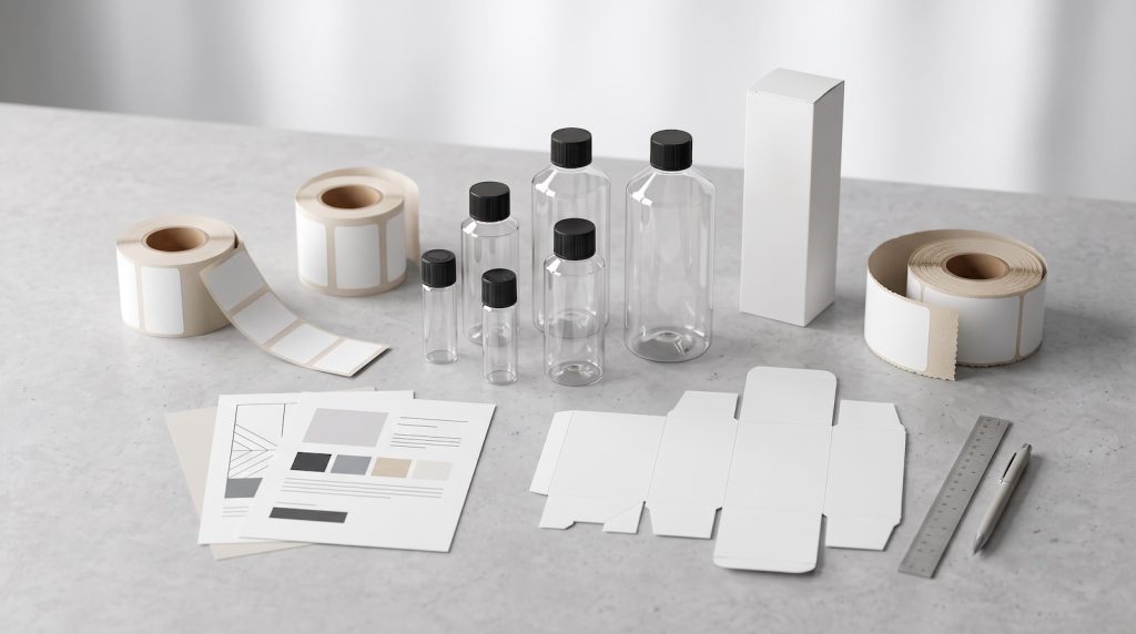 bottle and label one-stop sourcing for fragrance packaging
