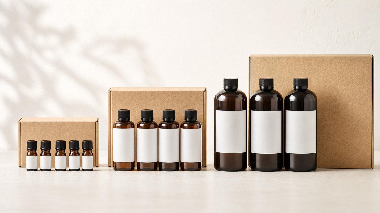 pricing fragrance oil refills with PET bottles caps labels and cartons