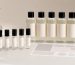 new fragrance brand launch with sample bottles retail refills and custom labels