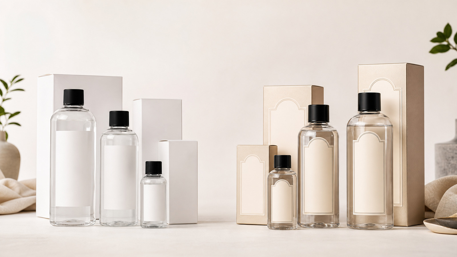 private label fragrance products versus white label packaging comparison