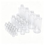 Clear PET diffuser refill bottles without caps in 20ml 120ml and 500ml sizes