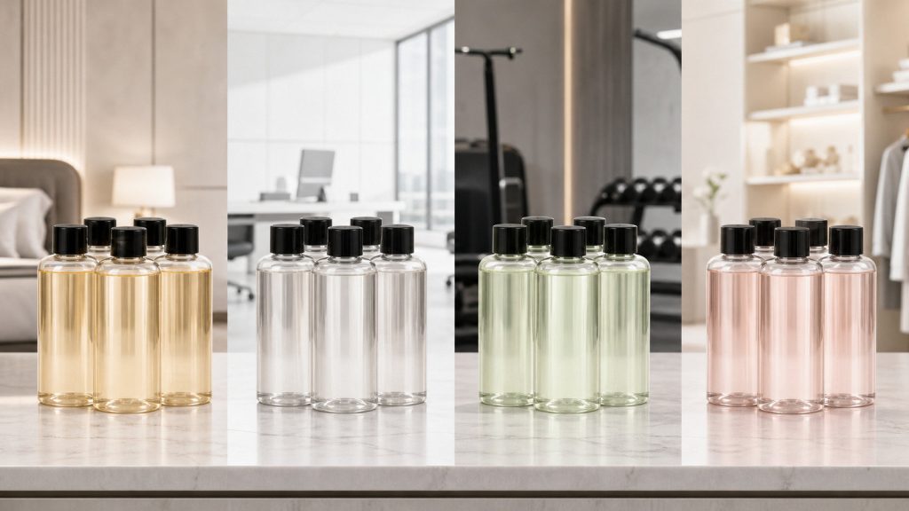 scent families for hotels offices gyms and retail stores with PET refill bottles